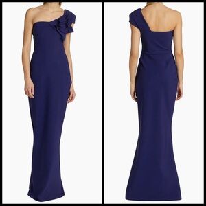 Chiara Boni La Petite Robe Nicolasa One-Shoulder Gown Size 8